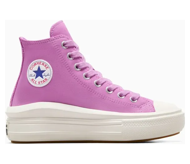 Converse Chuck Taylor All Star Move Platform Suede Grape Fizz/grape Fizz/egret (A09076C)