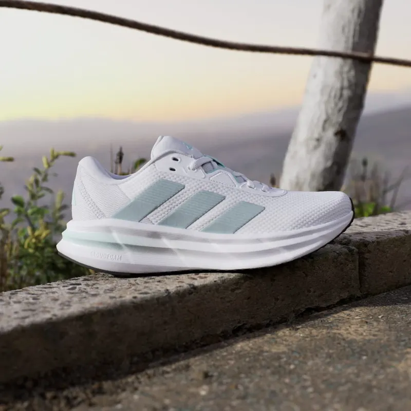 Adidas Galaxy 7 Running Shoes Cloud White / Magic Grey Met / Semi Flash Aqua (JP6601)
