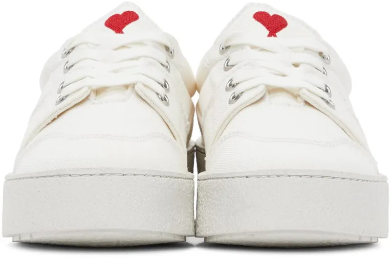 AMI Alexandre Mattiussi White Ami de Cœur Low (A21S400.962)