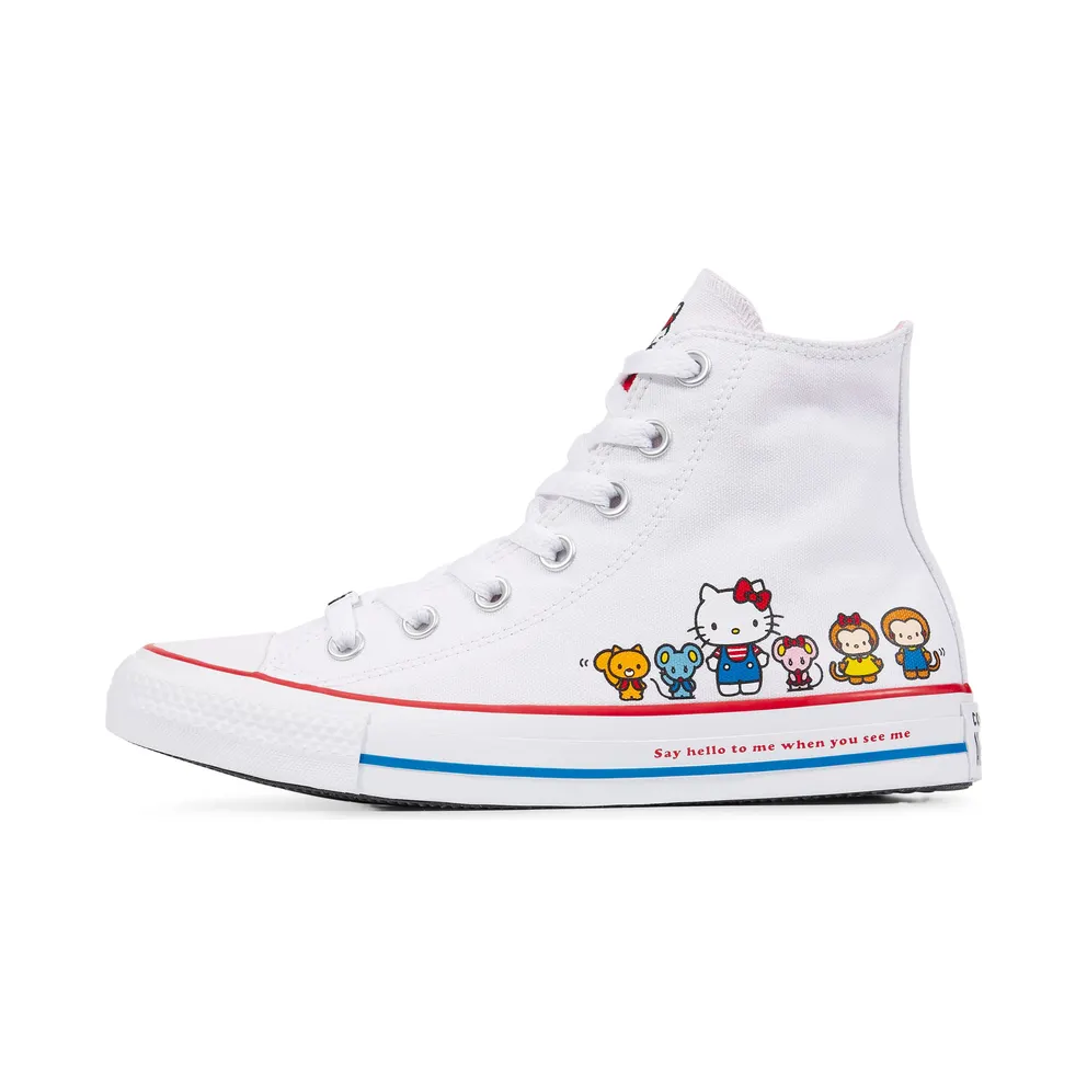 Converse Chuck Taylor All-Star Hi Hello Kitty White White/Prism Pink-White (162944C)