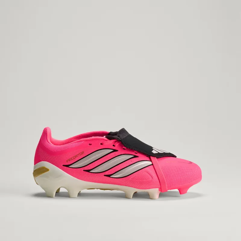 Adidas Predator League Fold-Over Tongue FG Football Boots, Pink (JP6271)