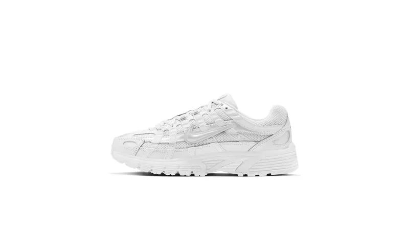 Nike P 6000 Triple White (W) White/Platinum Tint-White (BV1021-102)