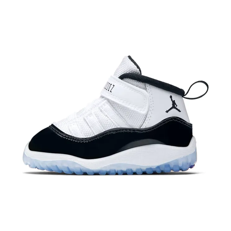 Air Jordan 11 Retro BT “White / Dark Concord / Black” (378040-100)