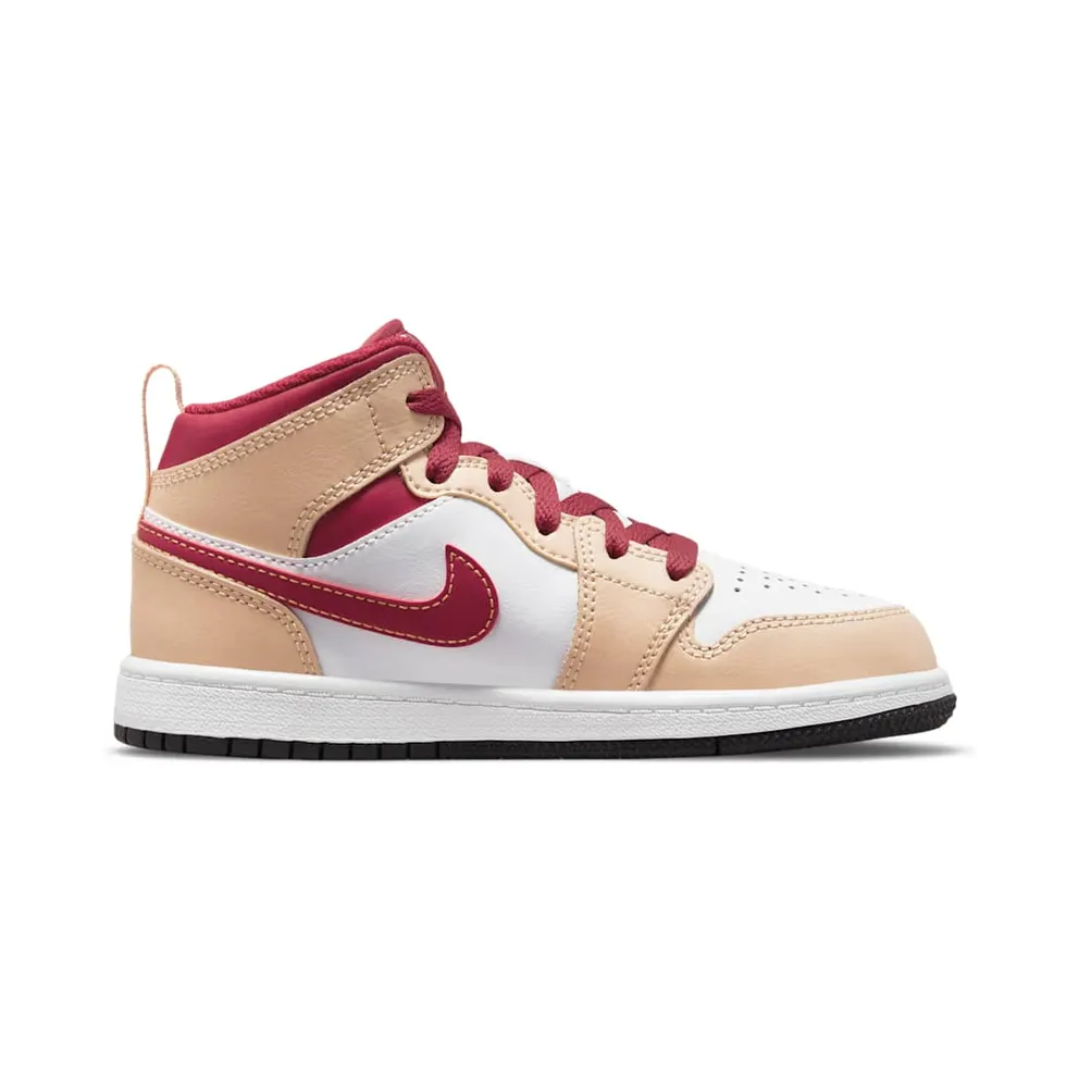 Jordan 1 Mid Younger Kids’ Brown (640734-201)