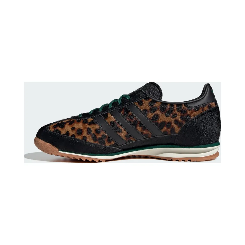 Adidas SL 72 OG Core Black / Off White / Collegiate Green “Leopard” (JI0187)