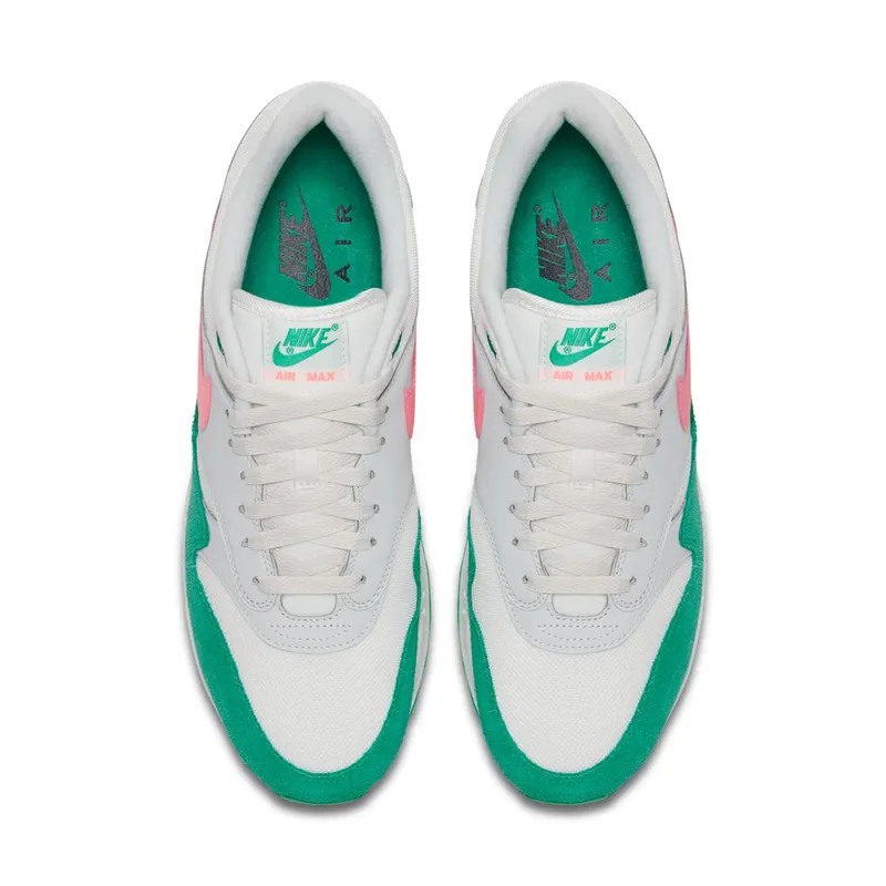 Nike Air Max 1 Watermelon Summit White/Kinetic Green-Pure Platinum-Sunset Pulse (AH8145-106)