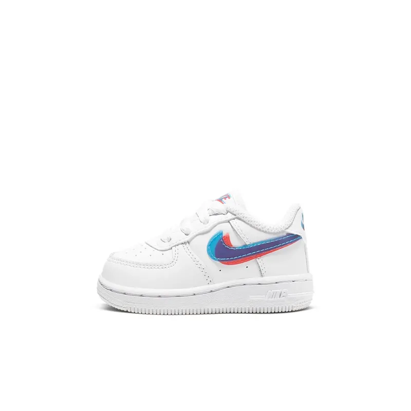 Nike Air Force 1 LV8 3D White (TD) White/Blue Hero/Bright Crimson (CJ7161-100)