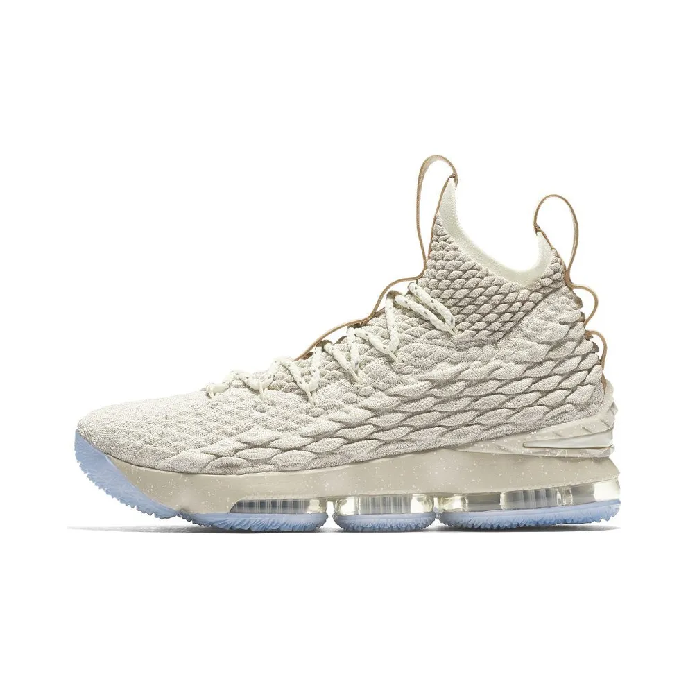 LeBron 15 “Ghost” String/Sail-Vachetta Tan (897648-200)