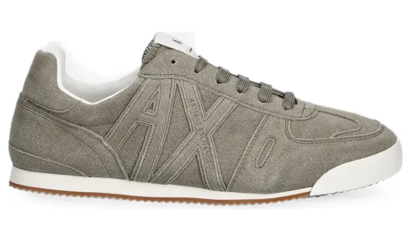 Armani Exchange Sneakers mit Logo-Applikation – Grün (XM002616AF19687)