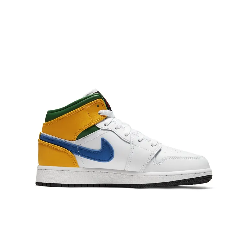 Air Jordan Jordan 1 Mid Alternate Multi-Color (GS) (2020) (554725-128)