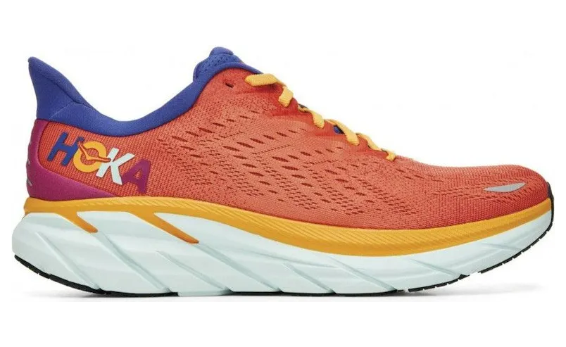 Hoka One Clifton 8 Fiesta Orange Purple (1119393-FBLN)