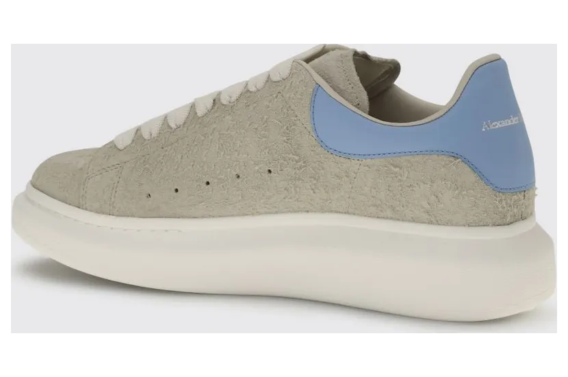 Mcqueen Oversize Suede Sneakers Blue (553680WIAJ91634) (2)