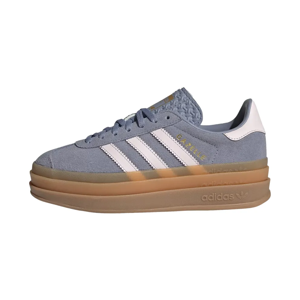 Adidas Gazelle Bold Kids Silver Violet / Almost Pink / Gum (JQ1297)