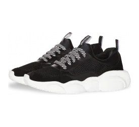 Moschino Sneaker Teddy Run Aus Mesh, Kalb Und Rind (POLMA15103G18MQ100A)