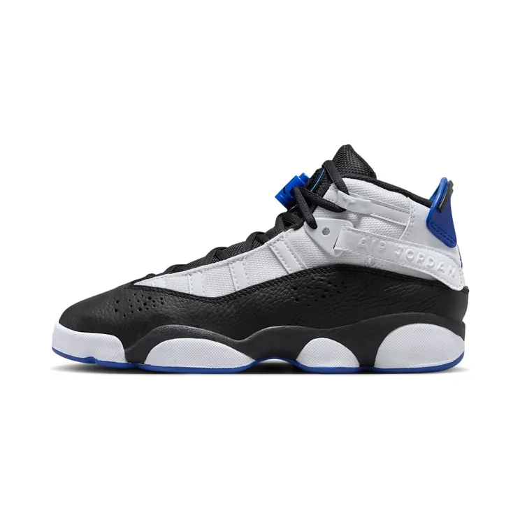AIR Jordan 6 RINGS GAME ROYAL GS “White / Black / Game Royal” (323419-142)