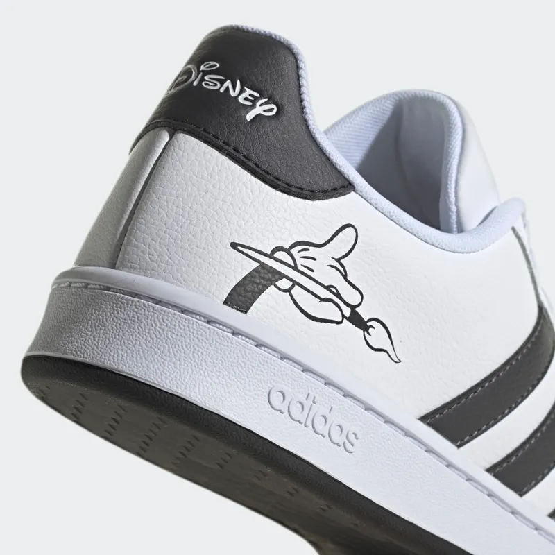 Adidas Grand Court Base Cloud White / Carbon / Ray Red (GW3658)