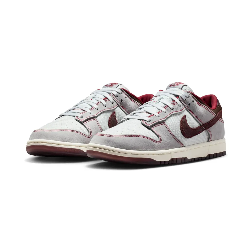 Nike Dunk Low Retro SE “Pure Platinum / Wolf Grey / Team Red / Burgundy Crush” (IH1942-001)