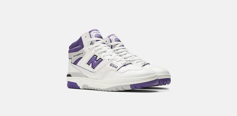 New Balance 650R White Interstellar Purple (BB650RCF)
