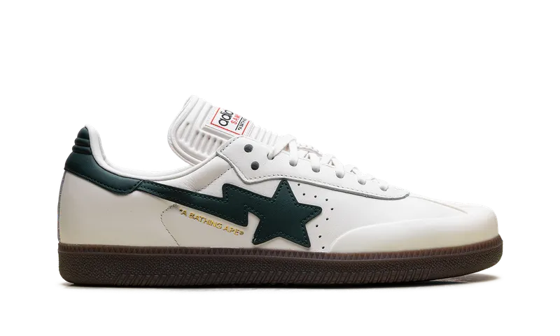 Adidas Samba “Bape – World Cup Pack White Forest” (KJ8852)