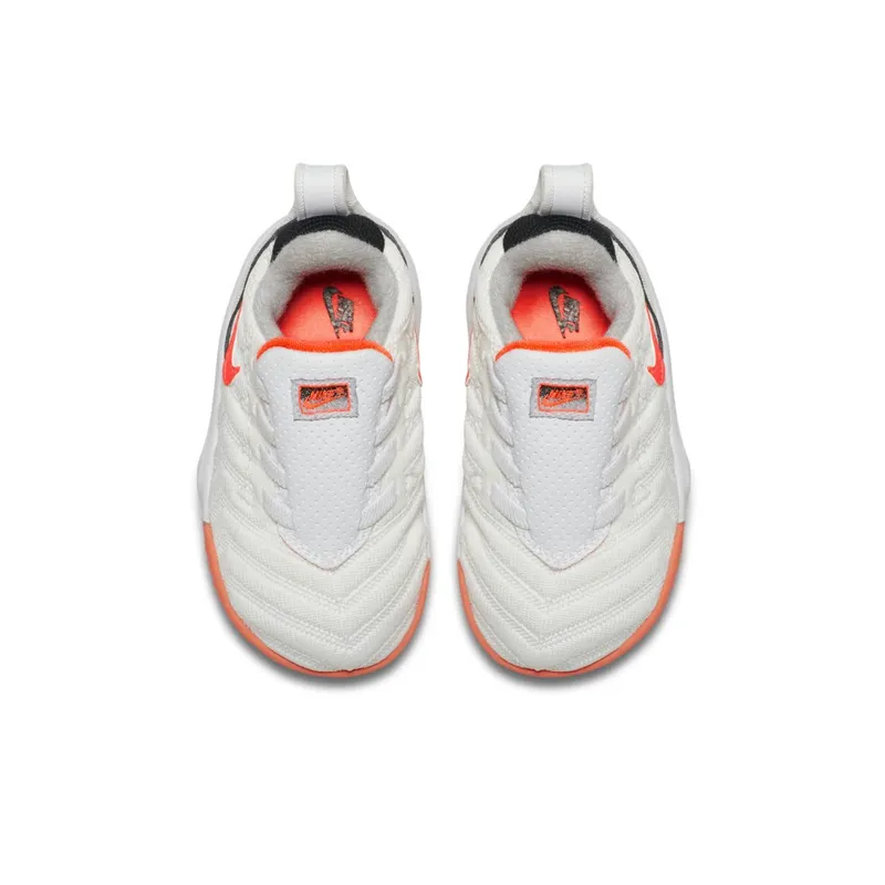 Nike LeBron 16 Whte Hot Lava (TD) White/Hot Lava-Flat Silver (CK3950-100)