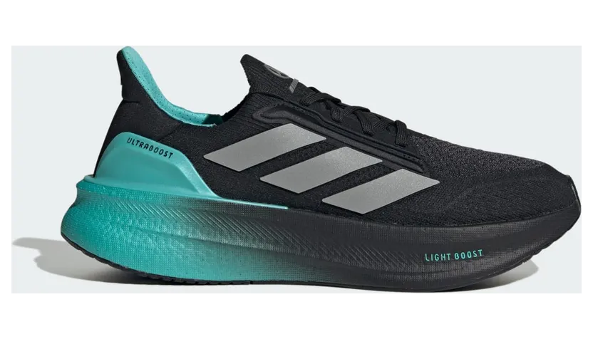 Adidas ULTRABOOST 5 MERCEDES AMG PETRONAS F1 TEAM Core Black / Silver Metallic / Semi Mint Rush (KJ3673)