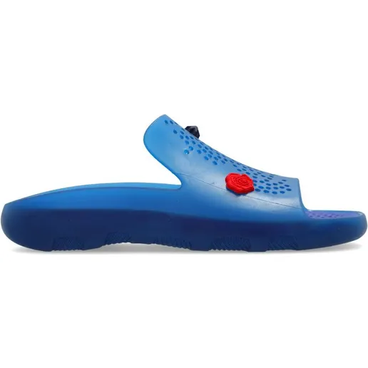 Burberry Stingray Charm-Embellished Slides Blue (8081264)