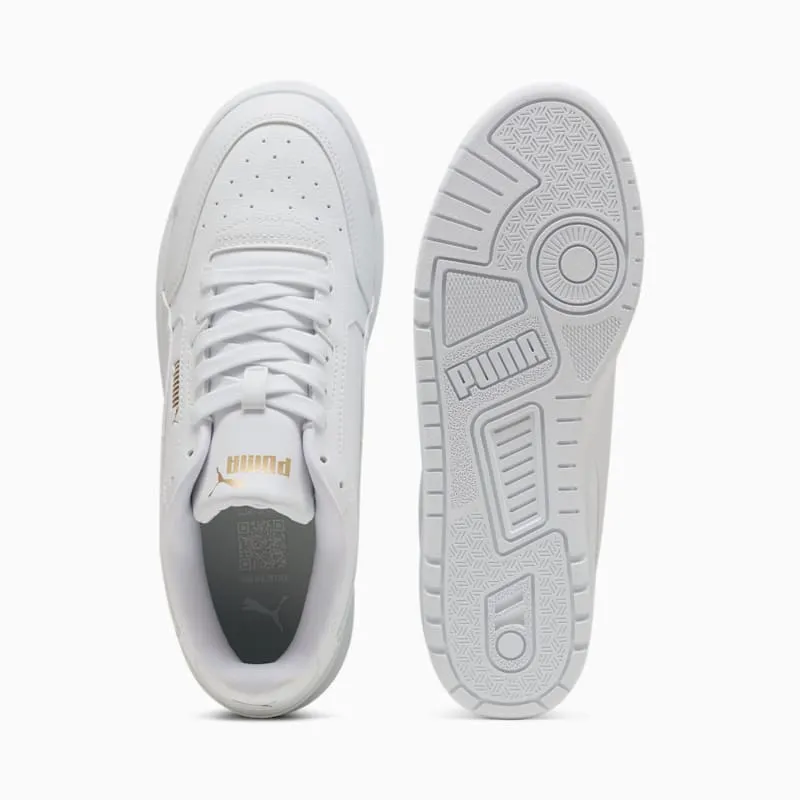 Puma Shuffle Downtown PUMA White-PUMA White-PUMA Gold (402596-01)