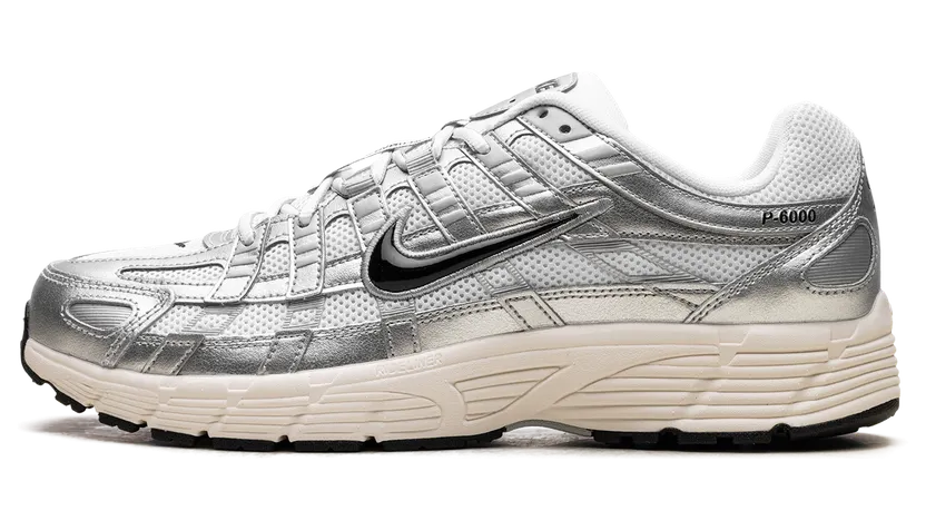 Nike P-6000 (white / black / metallic silver / flt silver) – CD6404-105