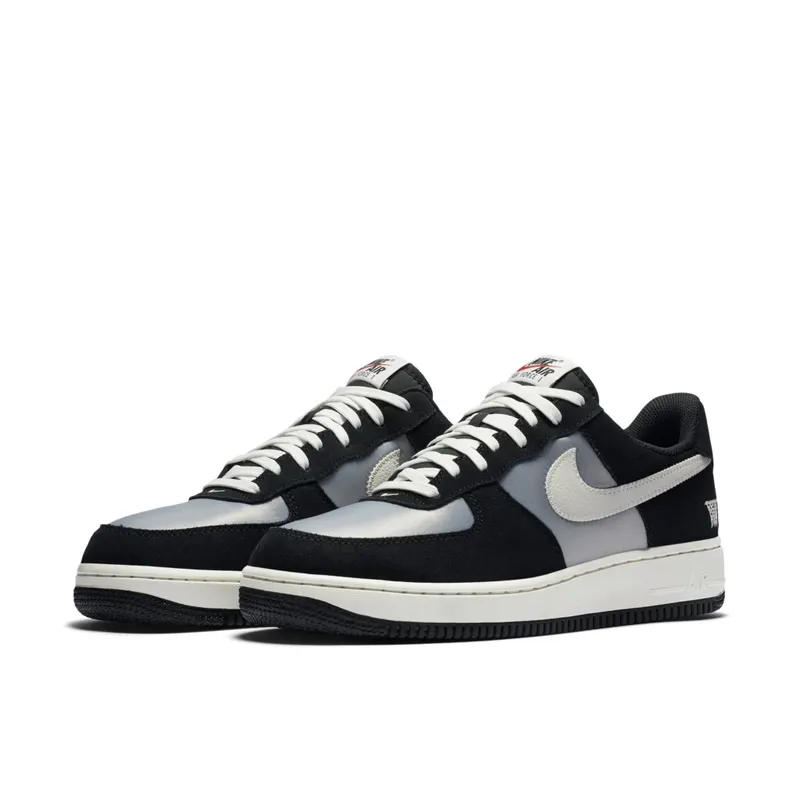 Nike Air Force 1 Low Buckets Black/Sail-Wolf Grey (820266-002)