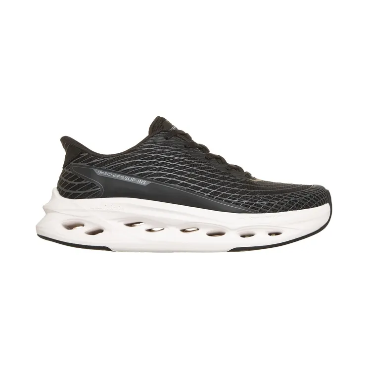 Skechers Max Cushioning Glide-Step “Black / White” (129404BKW)
