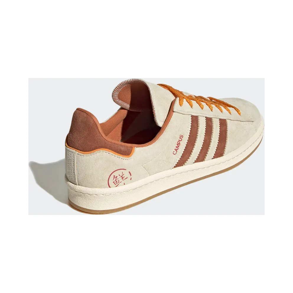 Adidas Campus 80s Cream White / Auburn / Eqt Orange (GY4589)