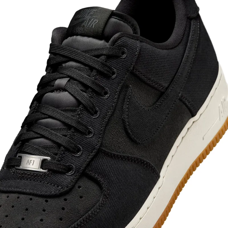 Nike Air Force 1 Low ’07 LV8 “Black Canvas” (IR0951-002)
