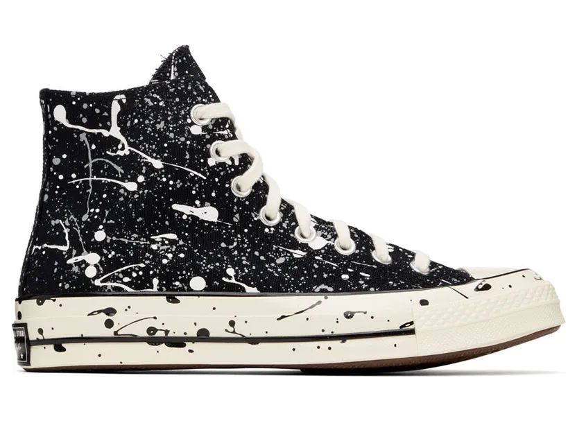 Converse Chuck 70 Archive Paint Splatter Zwart/ash Stone/egret (A01171C)