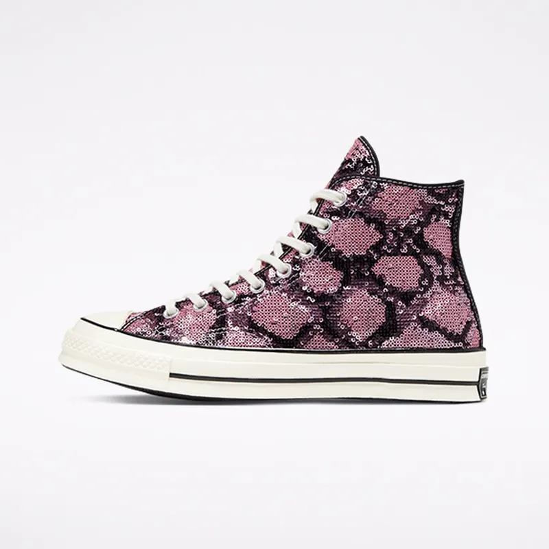 Converse Chuck Taylor All-Star 70s Hi Light Sequin Light Orchid/Egret-Black (166560C)