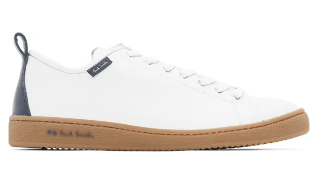 PS by Paul Smith White and Navy Miyata Sneakers (M2S-MIY46-ESET)
