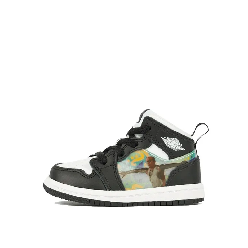 Jordan 1 Mid Baby/Toddler Black (DR9494-001)