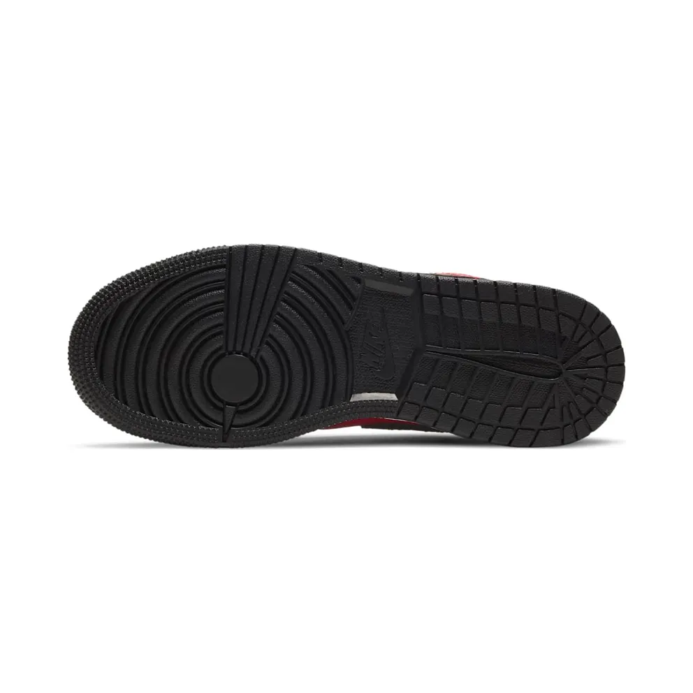 Jordan 1 Low Gym Red Black Pebbled (GS) Gym Red/Black/White (553560-605)