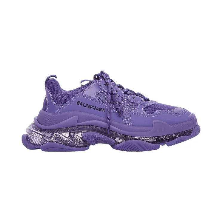 Balenciaga Triple S Clear Sole Deep Purple (541624W2GA16910)