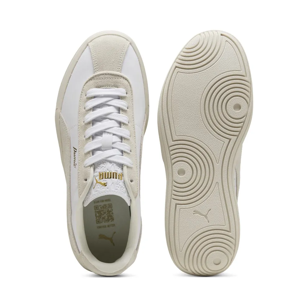 Puma Club Klassika “Puma White / Warm White / Puma Gold” (400364_06)