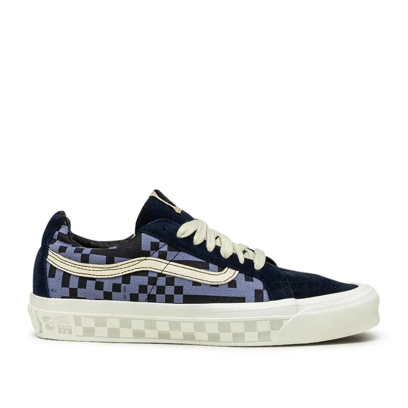 Vans Sk8-Lo Re-Issue Taka Hayashi QR Checkerboard Blue Total Eclipse (VN0A4U4BXT81)
