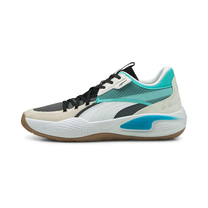 Puma Court Rider Summer Days Basketball Shoes Black (195662-01)