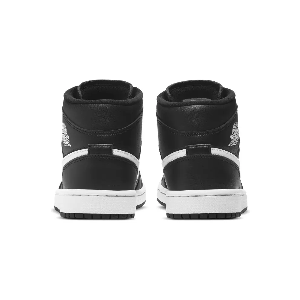 Jordan 1 Mid Black White (W) Black/White (BQ6472-011)