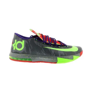 Nike KD VI Energy “Cool Grey / Bright Crimson / Court Purple / Electric Green” (599424-008)