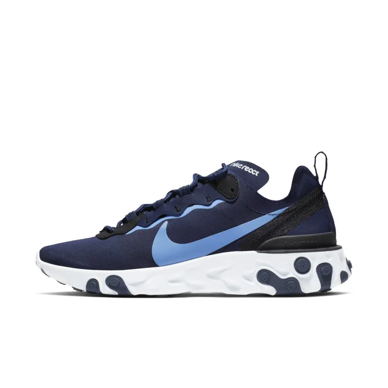 Nike React Element 55 Midnight Navy Midnight Navy White Black Royal Pulse (BQ6166-400)