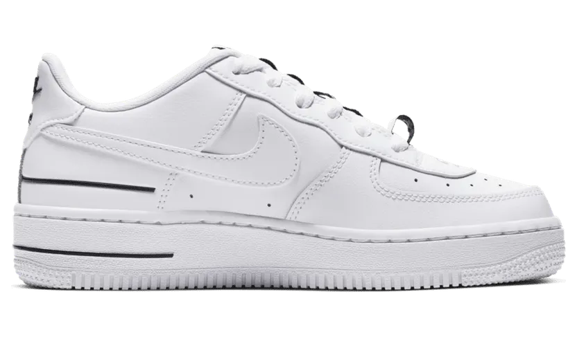 Nike Air Force 1 LV 8 3 GS Multiple Logos – “White” (CJ4092-100)