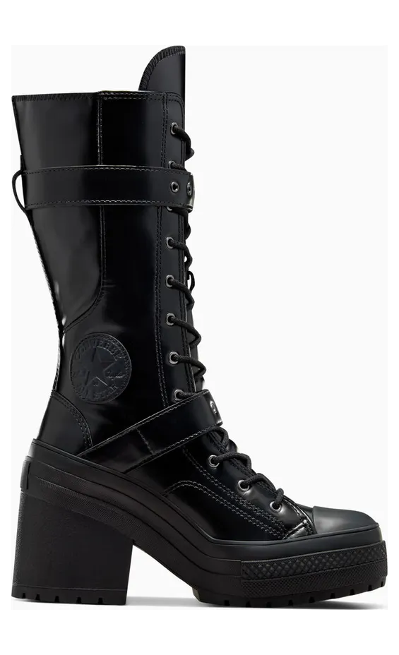 Converse Chuck 70 De Luxe XXHi Leather Black/Black/Black (A12821C)
