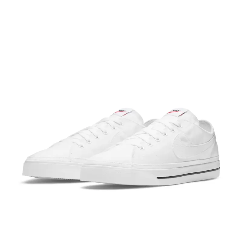 Nike Court Legacy Canvas White Black (CW6539-100)
