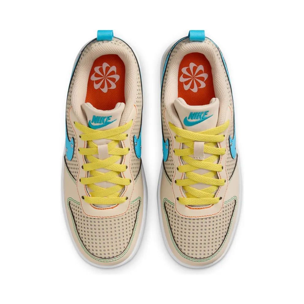 Nike Court Borough Low Recraft Sanddrift Phantom Opti Yellow Baltic Blue (IB7726-126)