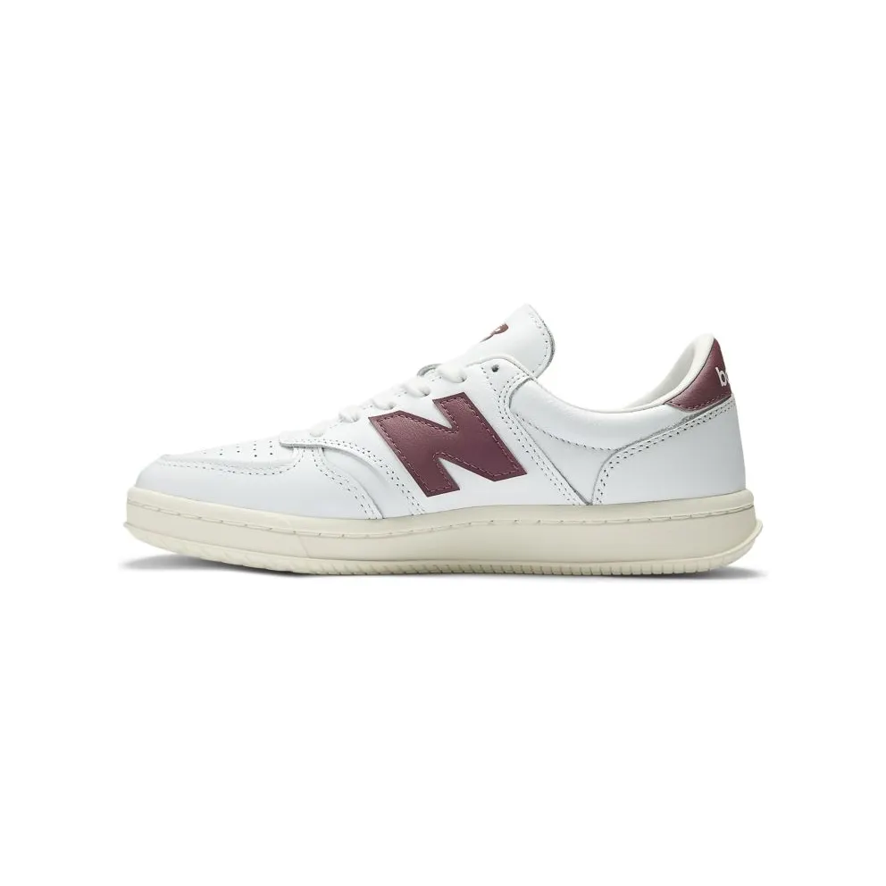 NEW BALANCE T500 “White / Washed Burgundy” (CT500LPB)