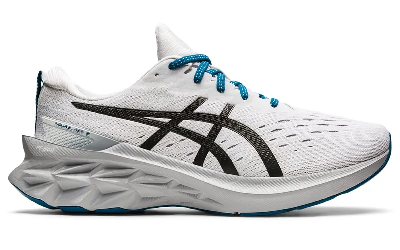 ASICS Novablast 2 White Black Blue (1011B192-100)